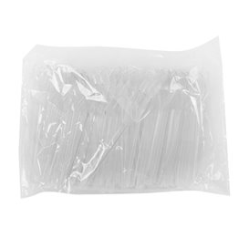 Plastic CPLA Appetizer Mini fork Transparent 100 mm (1000 Units)