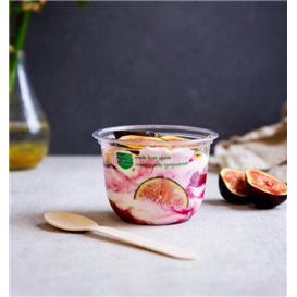 Clear Compostable PLA Tub 320 ml Ø9,6 cm (1000 Units)