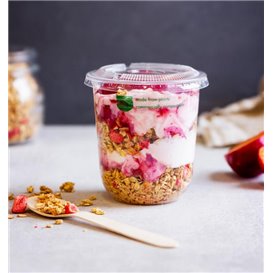 Clear Compostable PLA Tub 500 ml Ø9,6 cm (1000 Units)