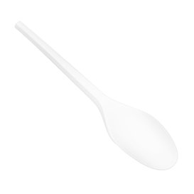 Reusable Compostable White CPLA Cuchara 16,8 cm (50 Units)