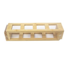 Bamboo Stand for "Diamond" Cones 4 Slots (2 Units)