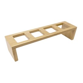 Bamboo Stand for "Diamond" Cones 4 Slots (2 Units)
