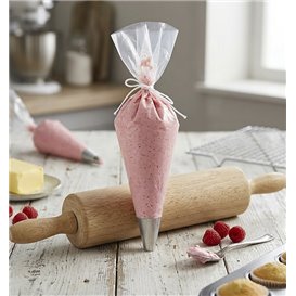 Pastry Bag PE on Roll Transparent 17x30cm (100 Units)