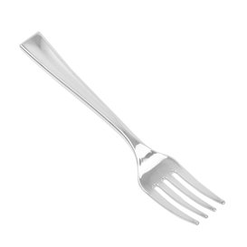 Plastic Mini Fork Metallized 10cm (100 Units)  