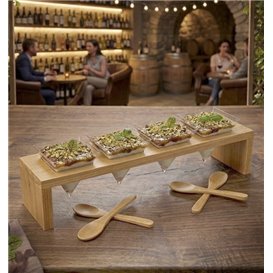 Bamboo Tray 6x5x1,5cm (500 Units)