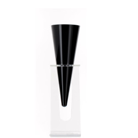 Plastic Flute Stand 1 Slot Clear (2 Units)