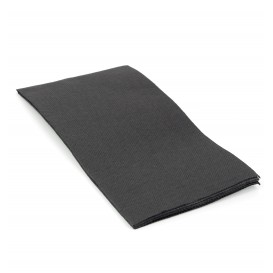 Paper Napkin Double Point Black 1/8 40x40cm (1.200 Units)