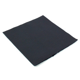 Paper Napkin Double Point Black 40x40cm (50 Units) 