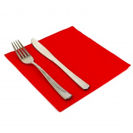 Paper Napkin Double Point Red 40x40cm 
