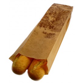 Paper Food Bag "Siega" Kraft 12+6x50cm (1000 Units)