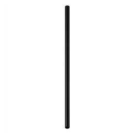 Reusable Straight Black PP Plastic Straw Ø6mm 20cm (250 Units)